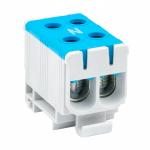 Клемма силовая вводная двойная КСВ 16-50 синяя EKF PROxima (1/14/308) Клемма силовая вводная двойная КСВ 16-50 синяя EKF PROxima (1/14/308)