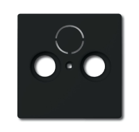 Центр. плата SAT с/у пластик антрацит IP20 ABB Solo/future Центр. плата SAT с/у пластик антрацит IP20 ABB Solo/future