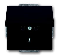 Розетка ABB Solo/future 1-мест. механизм с накладкой с З/К скр. уст-ки16А 220-250В с крышкой IP20 антрацит Розетка ABB Solo/future 1-мест. механизм с накладкой с З/К скр. уст-ки16А 220-250В с крышкой IP20 антрацит