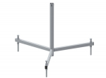 Треножный штатив для молниеприемной мачты 40 мм, нерж. AISI 304 Треножный штатив для молниеприемной мачты 40 мм, нерж. AISI 304