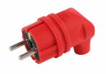 Вилка угловая с З/К красная каучук 16A IP44 V9-RED-IP44 ЭРА (1/35/350/2100)
