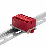 Зажим клеммный проходной 28.8мм размер ячейки 47.2мм на DIN-рейку 1 уровень сечение провода 2.5мм² 24А 690В термопласт DKC (ДКС) Зажим клеммный проходной 28.8мм размер ячейки 47.2мм на DIN-рейку 1 уровень сечение провода 2.5мм² 24А 690В термопласт DKC (ДКС)