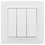 Выключатель 3кл с/у белый Минск EKF (10/200) Выключатель 3кл с/у белый Минск EKF (10/200)