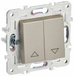 Выключатель управления жалюзи с/у шампань механизм SK-V12Sh SKANDY IEK (1/10/100)