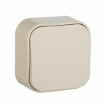 Выключатель 1кл о/у крем IP20 Quteo Legrand  (1/20/100)