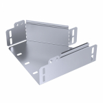 Переходник - редуктор д/лист. каб. лотка без разъема/соедин-ля сужение справа с высотой лотка80мм нерж. сталь ПРОМРУКАВ Без серии