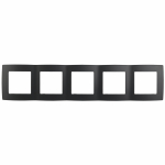 Рамка 5гн антрацит 12-5005-05 Эра12 ЭРА (1/10/100) Рамка 5гн антрацит 12-5005-05 Эра12 ЭРА (1/10/100)