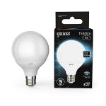 Лампа светодиод 16Вт шар G95 Е27 4100К 1540Лм матовая Gauss Black (1/20) Лампа светодиод 16Вт шар G95 Е27 4100К 1540Лм матовая Gauss Black (1/20)