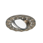 Светильник Gauss Strass CA021 Круг. Светлая Бронза, Gu5.3 1/100 СНЯТ