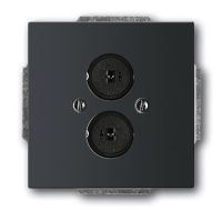 Мех-м с накладкой для громкоговорит. с/у пластик черный IP20 ABB Solo/future Мех-м с накладкой для громкоговорит. с/у пластик черный IP20 ABB Solo/future