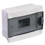 Бокс ЩРВ-П-8мод встр. пласт бел (дв.прозр) IP40 Makel (1/16)