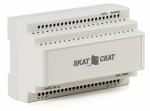 SKAT-12-6.0 DIN источник питания 12В 6А пластиковый корпус под DIN рейку 35 мм SKAT-12-6.0 DIN источник питания 12В 6А пластиковый корпус под DIN рейку 35 мм