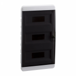 Бокс ЩРВ-П-36мод встр. пласт бел (дв.прозр) 3 ряда IP41 P-BVK-2-36-IP41 OptiBox КЭАЗ (1)