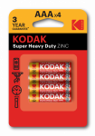 Элемент питания R03 (ААА) солевой бл.4шт EXTRA HEAVY DUTY Kodak (4/48/240)