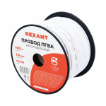 Провод ПГВА 1 х 1 (100м/бухта) белый REXANT (1/1)