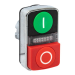 Исполнительный механизм кнопки XB4 "пуск-стоп" с выпирающим стопом возвратный без фиксации, с подсветкой IP65 EKF Исполнительный механизм кнопки XB4 "пуск-стоп" с выпирающим стопом возвратный без фиксации, с подсветкой IP65 EKF