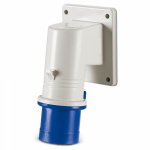 Вилка панельная с наклоном IP44 32А 2P+E 250В Вилка панельная с наклоном IP44 32А 2P+E 250В