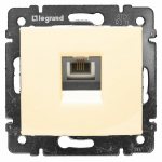 Розетка 1гн ТФ RJ11 с/у крем механизм Valena DIY Legrand Розетка 1гн ТФ RJ11 с/у крем механизм Valena DIY Legrand