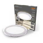 Светильник круг 12+4Вт , 1200Лм 3000K 180-265В IP20 монт Ø160 193*31мм 3 реж LED Gauss Bubbles 1/20 Светильник круг 12+4Вт , 1200Лм 3000K 180-265В IP20 монт Ø160 193*31мм 3 реж LED Gauss Bubbles 1/20