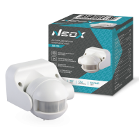 Датчик движения 009 бел 1200Вт 180гр 12м накладной IP44 NEOX (1/50)