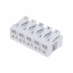 Клеммная колодка 48мм 5x2 0.5-2.5мм² 16А 450В белый REXANT