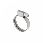 Хомут червячный 25-40/9-0,6мм, нержавеющая сталь W2, (50 шт/уп) REXANT