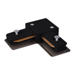 TRC-1-1-L-BK / Коннектор угловой для однофазного шинопровода (черный)