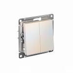 Выключатель 2кл с/у жемчуг механизм AtlasDesign Systeme Electric (1/10)