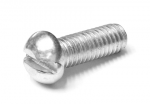 Винт с плоским шлицем М6х20, нержавеющая сталь AISI 316L Винт с плоским шлицем М6х20, нержавеющая сталь AISI 316L