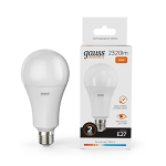 Лампа светодиод 30Вт груша А67 Е27 3000K 2320Лм Gauss Elementary (1/10/50) Лампа светодиод 30Вт груша А67 Е27 3000K 2320Лм Gauss Elementary (1/10/50)