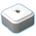 Розетка 1гн комп RJ45 о/у белый кат.5е IP20 Пралеска Беларусь (1/70) Розетка 1гн комп RJ45 о/у белый кат.5е IP20 Пралеска Беларусь (1/70)