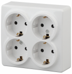 Розетка 4гн с З/К шторки о/у белый 16А IP20 11-2211-01 Эксперт ЭРА (8/80/1280) Розетка 4гн с З/К шторки о/у белый 16А IP20 11-2211-01 Эксперт ЭРА (8/80/1280)