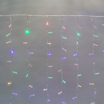 Гирлянда "Светодиодный Дождь" 2х3м, постоянное свечение, прозрачный провод, 220В, диоды МУЛЬТИ NEON-NIGHT