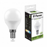 Лампа светодиодная, (7W) 230V E14 4000K G45, LB-95 Лампа светодиодная, (7W) 230V E14 4000K G45, LB-95