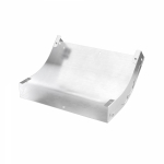 Угол д/листового кабель.лотка 45° вертикально восходящий сталь светло-серый DKC