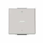Клавиша одинарная перекидная для выкл-ля/кнопки символы 0 и 1 пластик матовая IP20 ABB