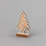Деревянная фигурка с подсветкой "Елочка" 11,5*5*19 см Деревянная фигурка с подсветкой "Елочка" 11,5*5*19 см