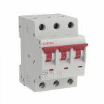 Модульный автоматический выключатель YON MB63, 3P, характеристика C, 20A, 6kA