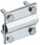 Зажим заземления крестообразный стержень-стержень нержавеющая сталь IEK (1/64)