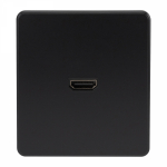 Розетка HDMI с/у оникс механизм с рамкой MIELE ROUND KRANZ (1/100) Розетка HDMI с/у оникс механизм с рамкой MIELE ROUND KRANZ (1/100)