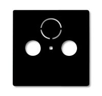 Центр. плата антен. розетка для коакс. кабеля с/у пластик черный IP20 ABB Basic 55 Центр. плата антен. розетка для коакс. кабеля с/у пластик черный IP20 ABB Basic 55