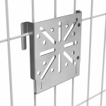 Монтажная пластина на 3Д-забор для крепления ЭМК AISI 304 Промрукав