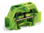 Клеммная колодка 28мм 1x2 0.08-2.5мм² 24А 500В термопласт желто-зеленый Wago Клеммная колодка 28мм 1x2 0.08-2.5мм² 24А 500В термопласт желто-зеленый Wago