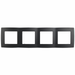 Рамка 4гн антрацит 12-5004-05 Эра12 ЭРА (1/10/100) Рамка 4гн антрацит 12-5004-05 Эра12 ЭРА (1/10/100)