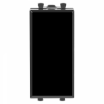 Выключатель 1-клавиш. с подсветкой LED механизм 16А 210-230В в кабель-канал черный матовый IP20 DKC Avanti