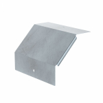 Крышка угла вертикального внешнего 90 градусов Профи INOX (AISI 316) 300х100 (1,0 мм) Промрукав