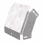 Угол д/листового кабель.лотка 45° вертикально ниспадающий без разъема/соединителя сталь светло-серый ПРОМРУКАВ Угол д/листового кабель.лотка 45° вертикально ниспадающий без разъема/соединителя сталь светло-серый ПРОМРУКАВ