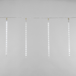 Гирлянда "Тающие сосульки" 8штх50см, шаг 40см, 24В (с трансформатором) белые светодиоды IP44 Neon-Night (1/1)