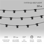 Belt-Light 2 жилы шаг 20 см патроны e27 влагостойкая IP54 Neon-Night (100/100)