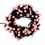 Гирлянда "Мультишарики" Ø17,5мм, 20 м, черный ПВХ, 200 диодов, цвет красный Neon-Night